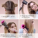 Secador de cabelo elétrico para viagem e uso doméstico